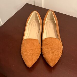 Chic Tan Suede Loafers